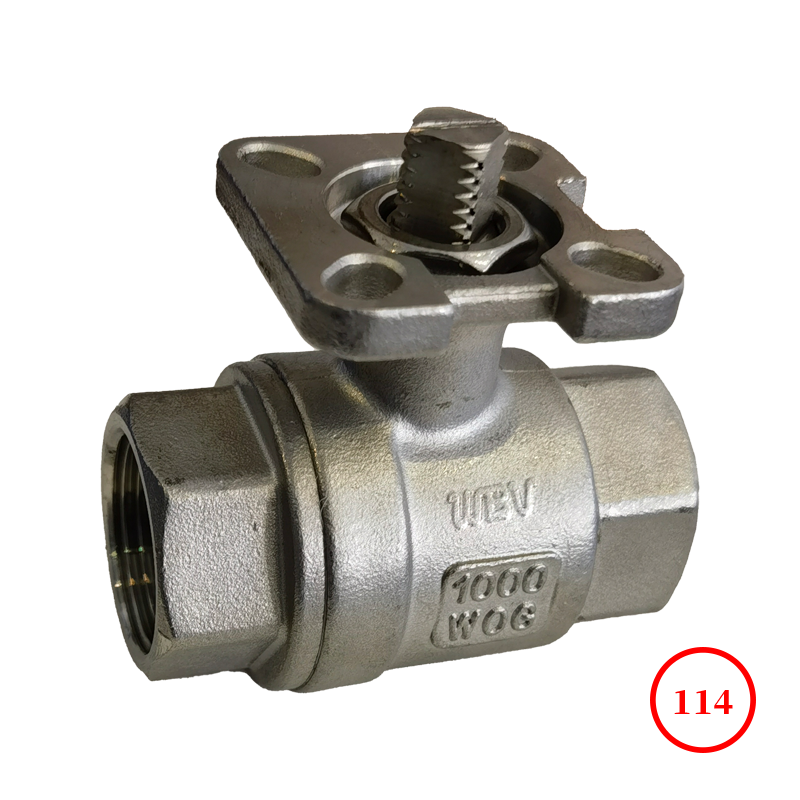 國標(biāo)二片式高平臺球閥 GB 2PC high-platform ball valve Q11F-16/64