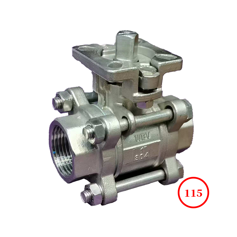 國標(biāo)三片式高平臺球閥 GB 3PC high-platform ball valve Q11F-16/64