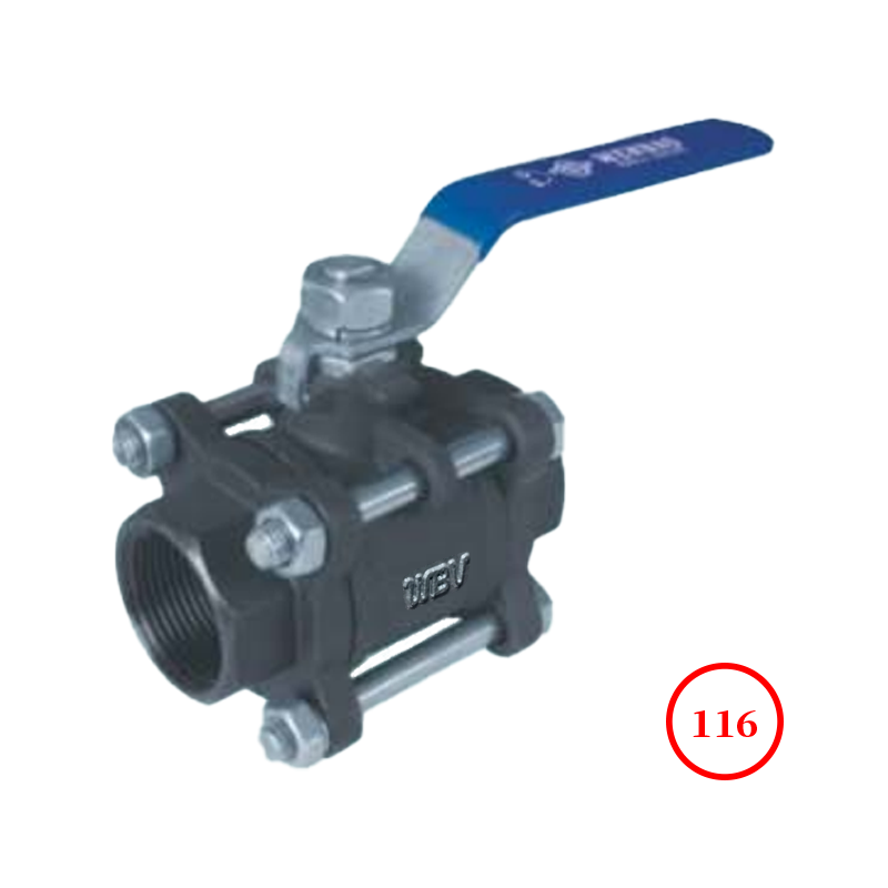 國標(biāo)三片式球閥 GB 3PC ball valve Q11F-16/64 WCB