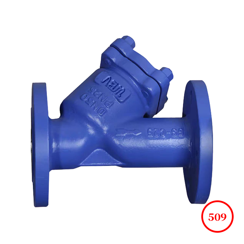 德標(biāo)碳鋼法蘭Y型過濾器 DIN c.s. flange Y-strainer YG45H-16/25/40