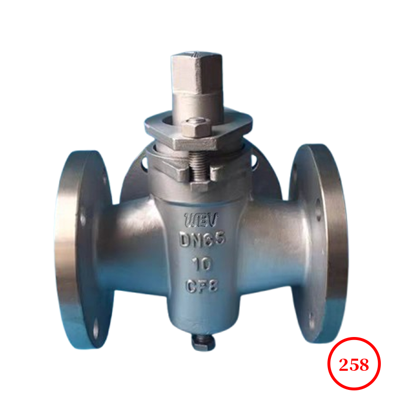 三通旋塞閥 three-way plug valve X44W-10